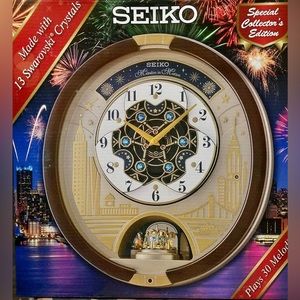 Swarovski Melody in Motion Wall clock-2019 edition-QXM382BRH